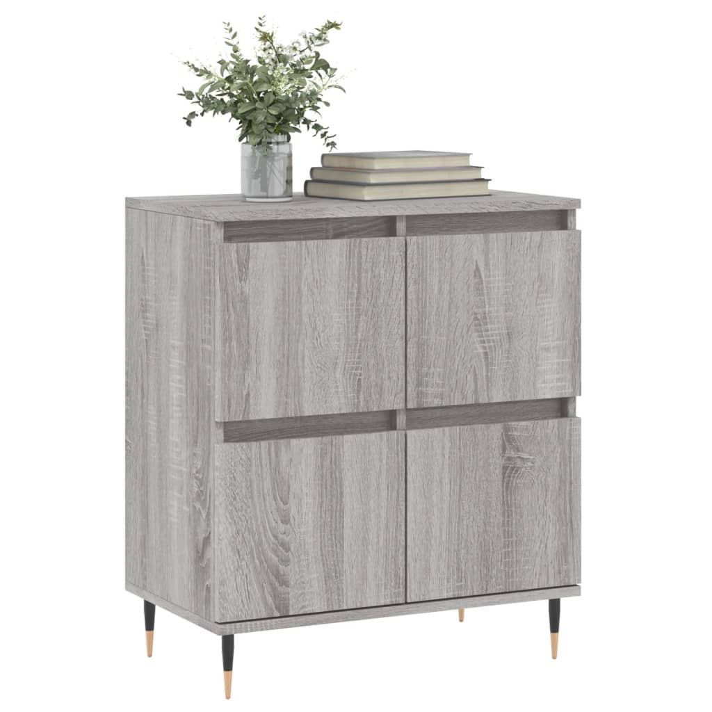 Sideboard Grau Sonoma 60x35x70 cm Holzwerkstoff - Pazzar.ch