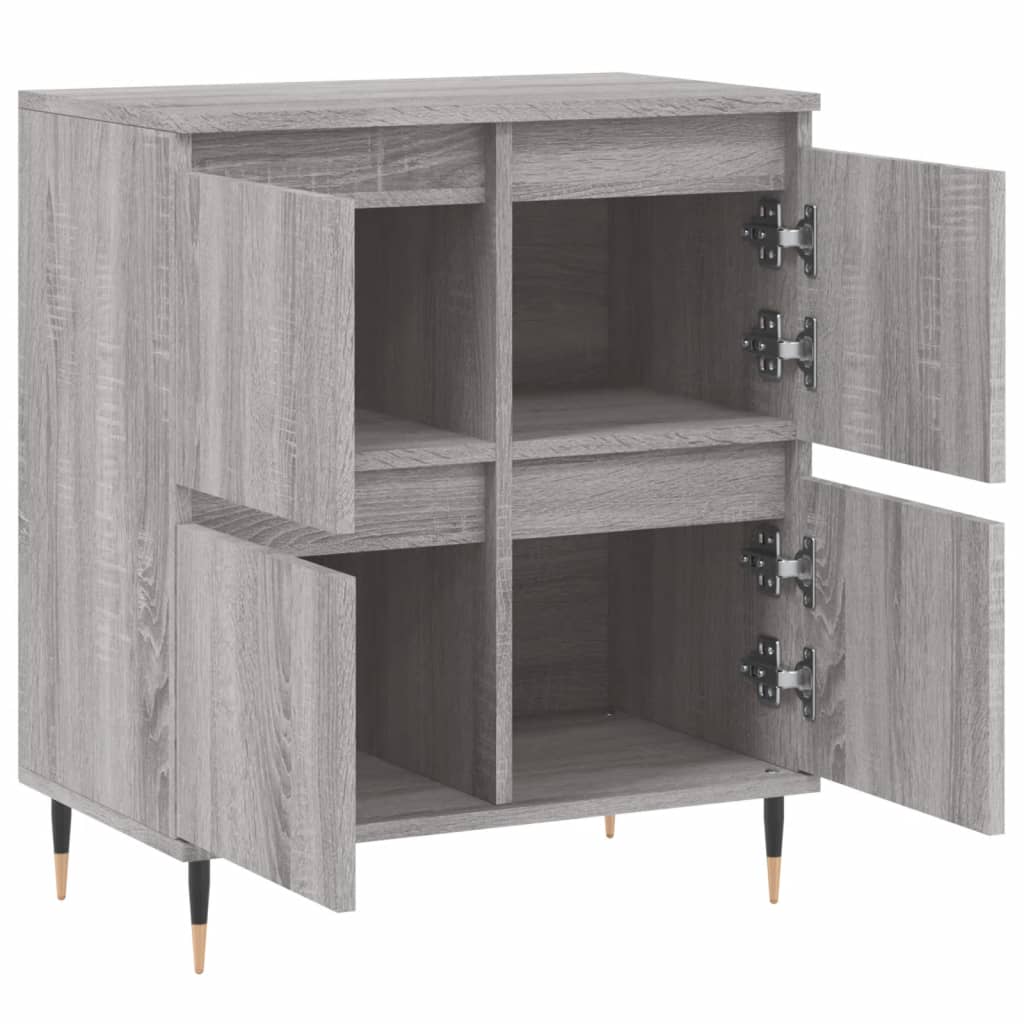 Sideboard Grau Sonoma 60x35x70 cm Holzwerkstoff - Pazzar.ch