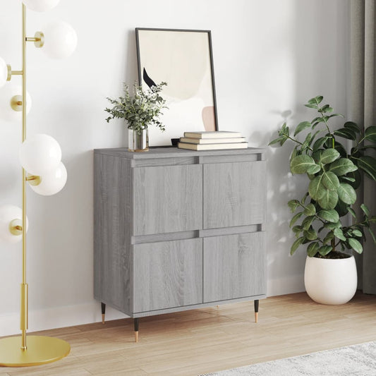 Sideboard Grau Sonoma 60x35x70 cm Holzwerkstoff - Pazzar.ch