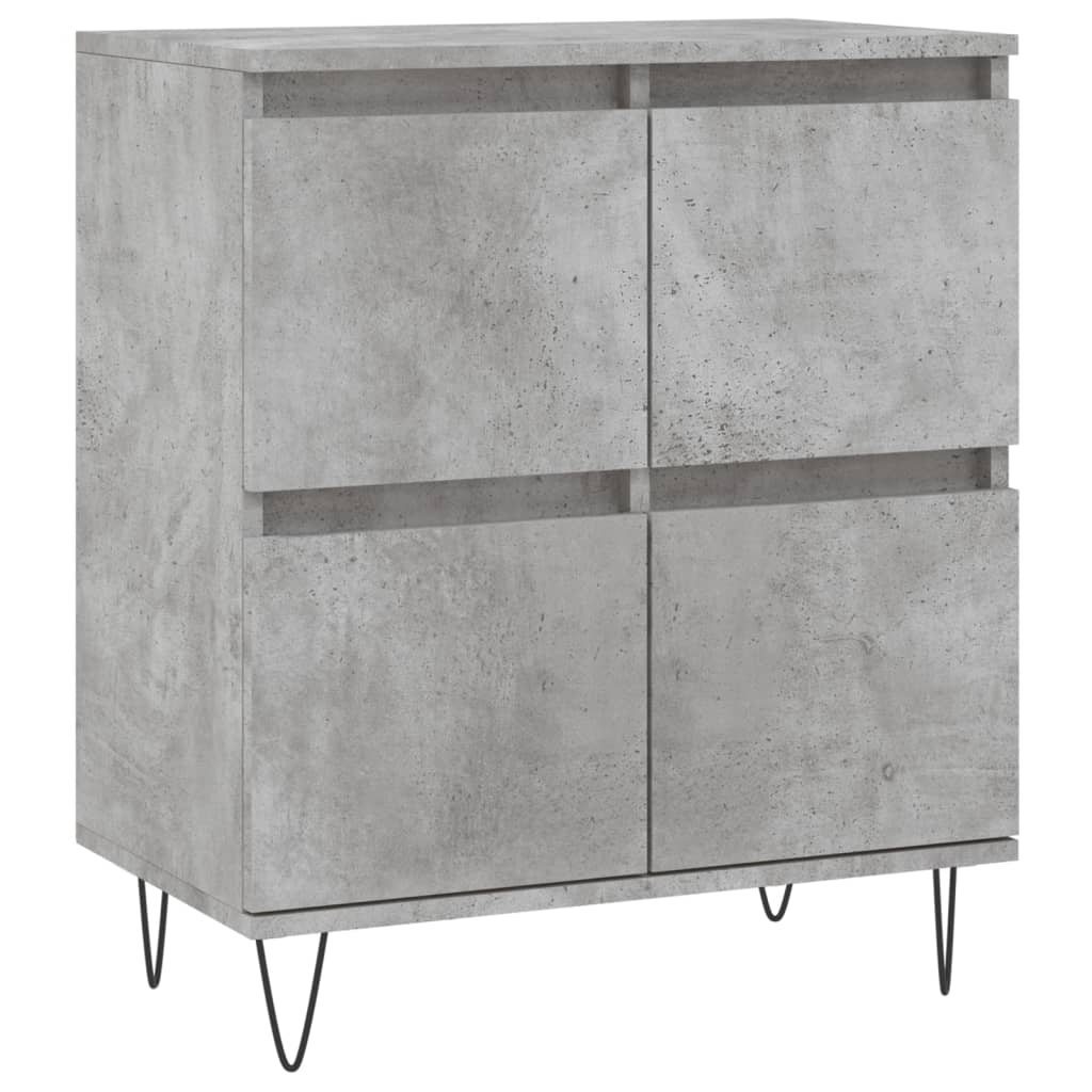 Sideboard Betongrau 60x35x70 cm Holzwerkstoff - Pazzar.ch
