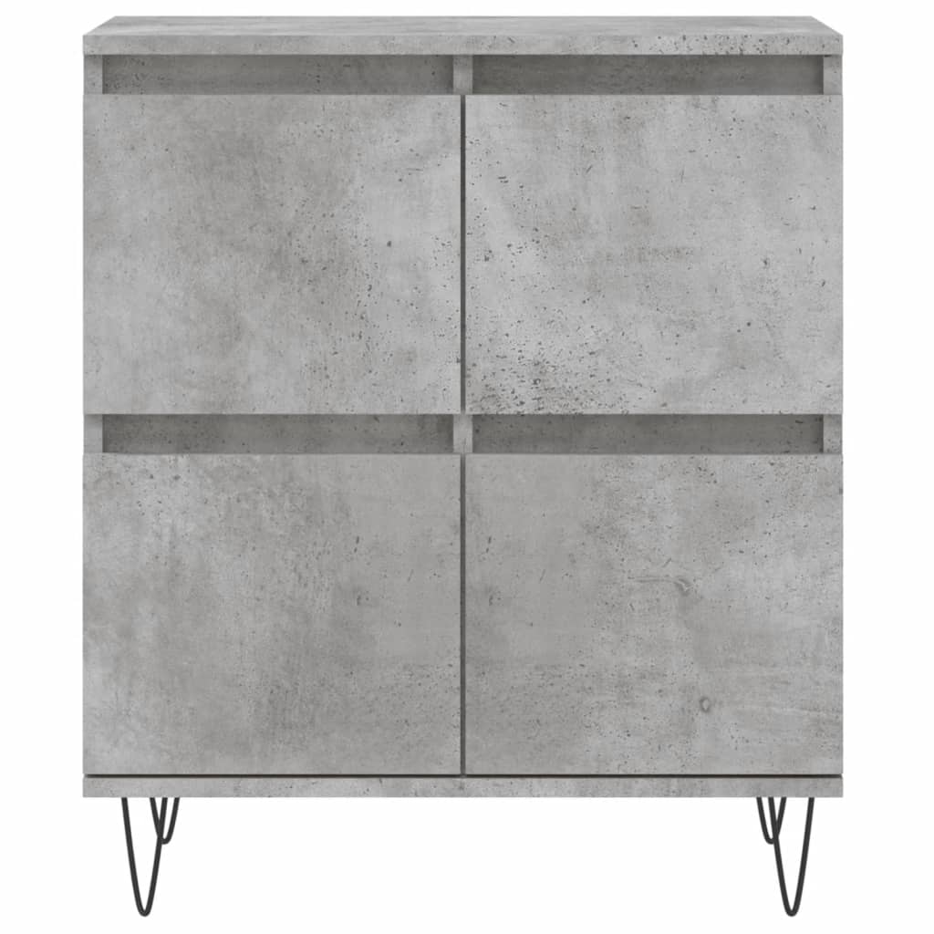 Sideboard Betongrau 60x35x70 cm Holzwerkstoff - Pazzar.ch