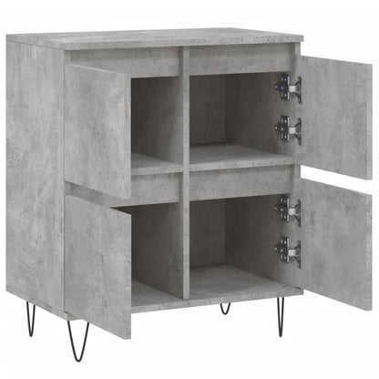 Sideboard Betongrau 60x35x70 cm Holzwerkstoff - Pazzar.ch