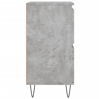 Sideboard Betongrau 60x35x70 cm Holzwerkstoff - Pazzar.ch