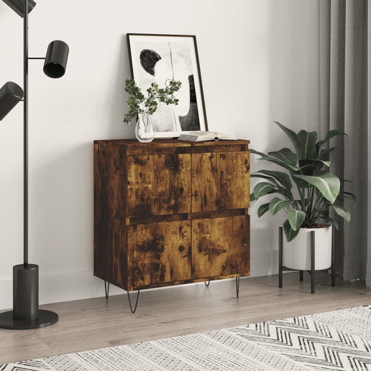 Sideboard Räuchereiche 60x35x70 cm Holzwerkstoff - Pazzar.ch