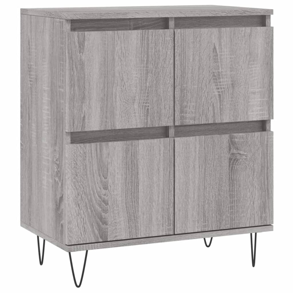 Sideboard Grau Sonoma 60x35x70 cm Holzwerkstoff - Pazzar.ch