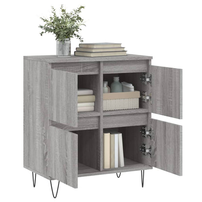 Sideboard Grau Sonoma 60x35x70 cm Holzwerkstoff - Pazzar.ch