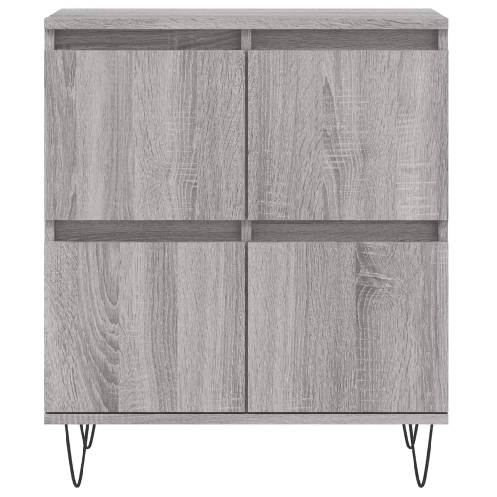 Sideboard Grau Sonoma 60x35x70 cm Holzwerkstoff - Pazzar.ch