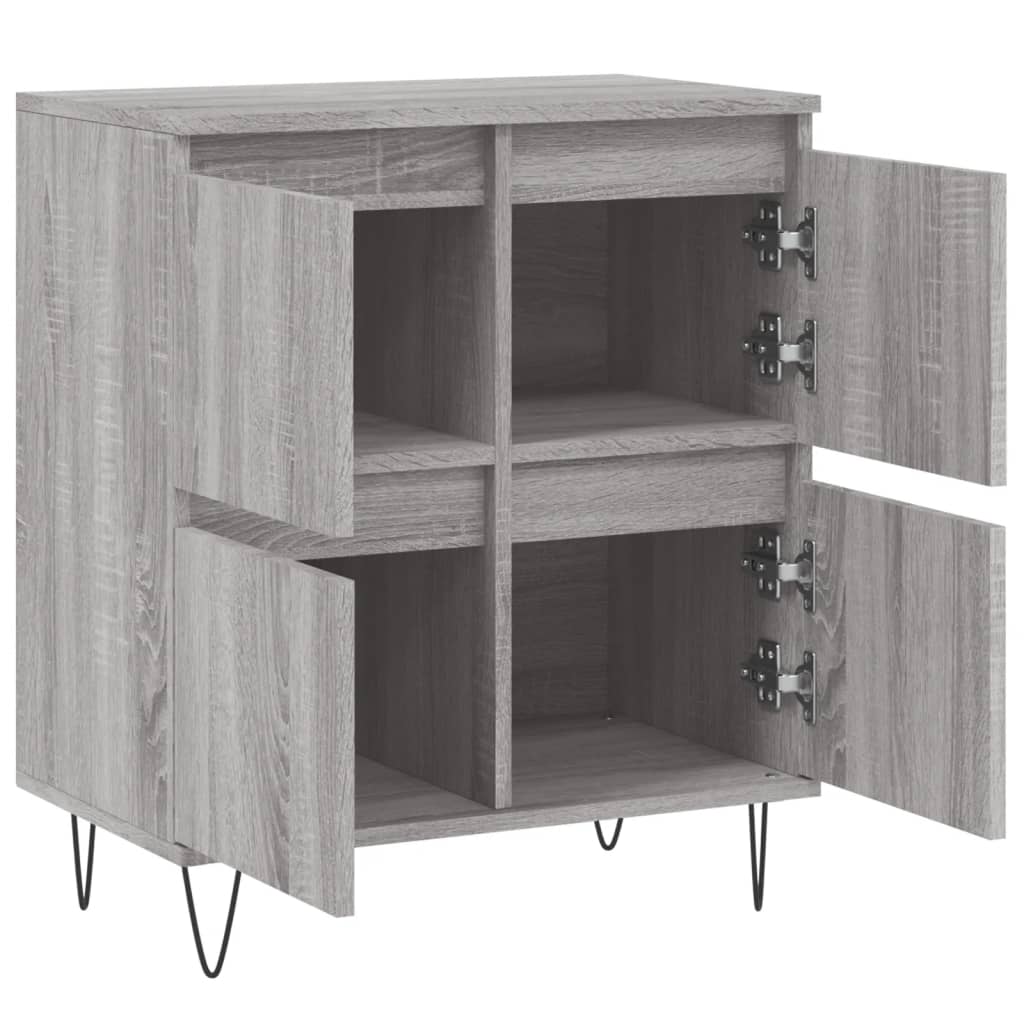 Sideboard Grau Sonoma 60x35x70 cm Holzwerkstoff - Pazzar.ch