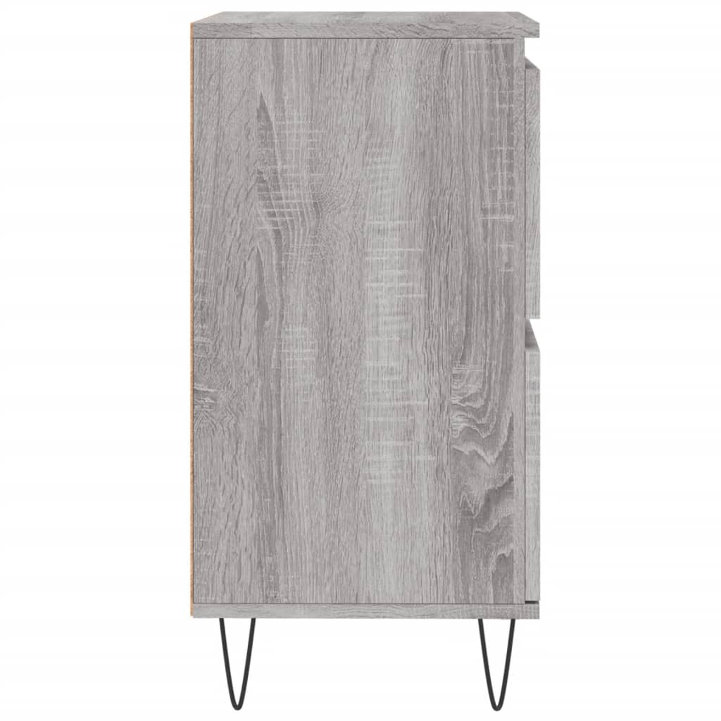 Sideboard Grau Sonoma 60x35x70 cm Holzwerkstoff - Pazzar.ch