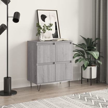 Sideboard Grau Sonoma 60x35x70 cm Holzwerkstoff - Pazzar.ch