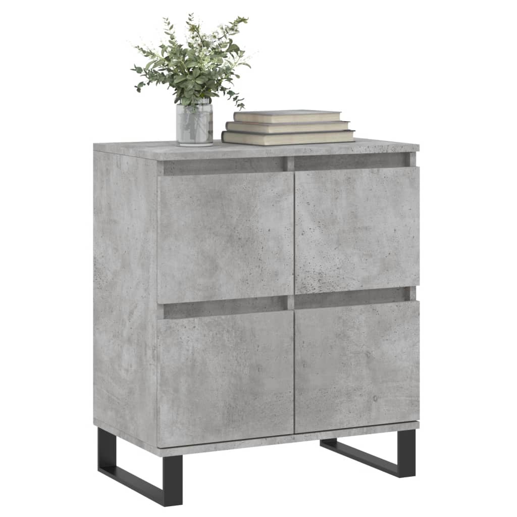 Sideboard Betongrau 60x35x70 cm Holzwerkstoff - Pazzar.ch