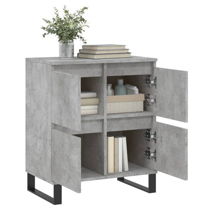 Sideboard Betongrau 60x35x70 cm Holzwerkstoff - Pazzar.ch