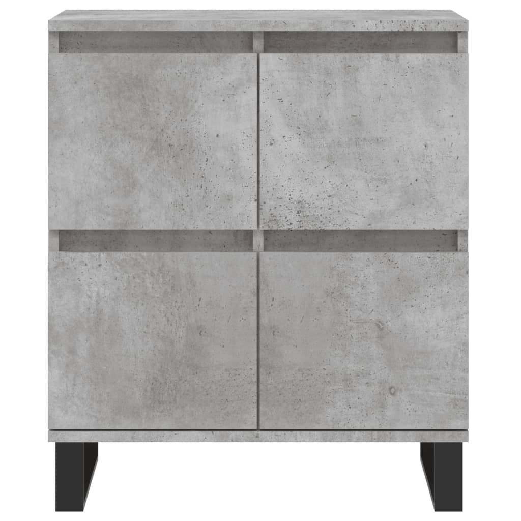 Sideboard Betongrau 60x35x70 cm Holzwerkstoff - Pazzar.ch