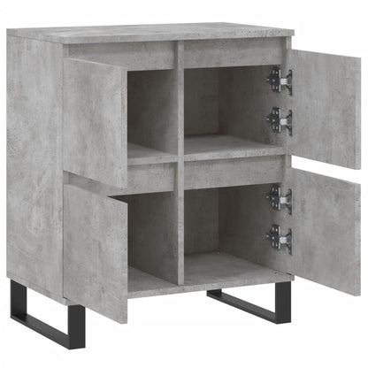 Sideboard Betongrau 60x35x70 cm Holzwerkstoff - Pazzar.ch