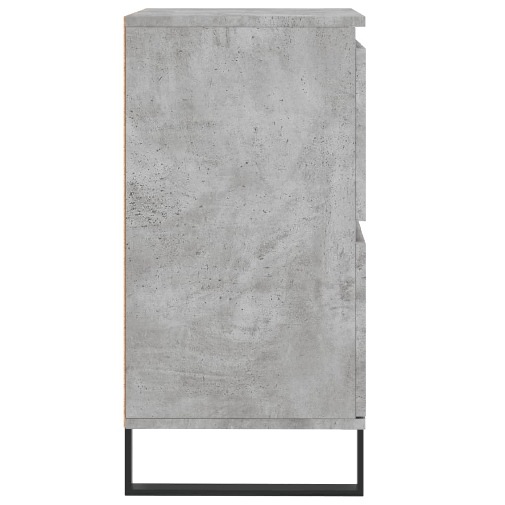 Sideboard Betongrau 60x35x70 cm Holzwerkstoff - Pazzar.ch