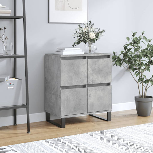 Sideboard Betongrau 60x35x70 cm Holzwerkstoff - Pazzar.ch