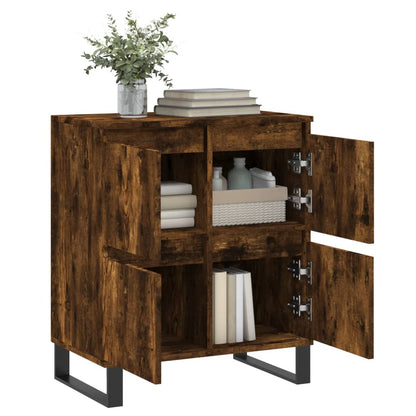 Sideboard Räuchereiche 60x35x70 cm Holzwerkstoff - Pazzar.ch