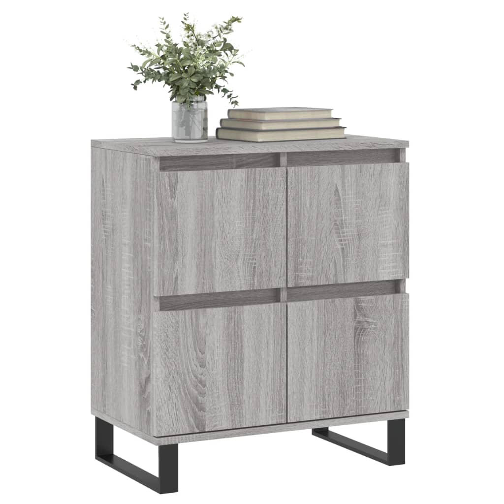 Sideboard Grau Sonoma 60x35x70 cm Holzwerkstoff - Pazzar.ch