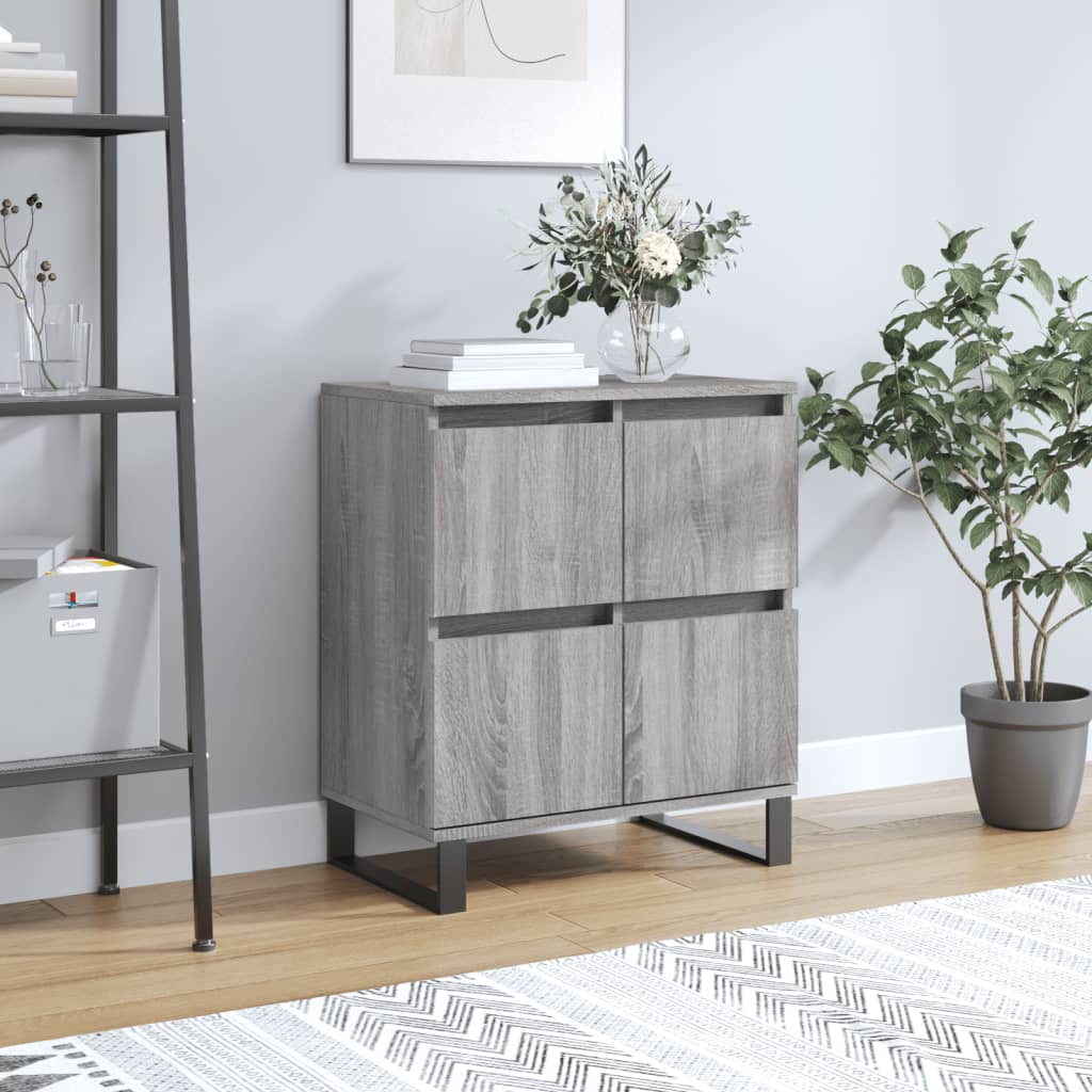 Sideboard Grau Sonoma 60x35x70 cm Holzwerkstoff - Pazzar.ch
