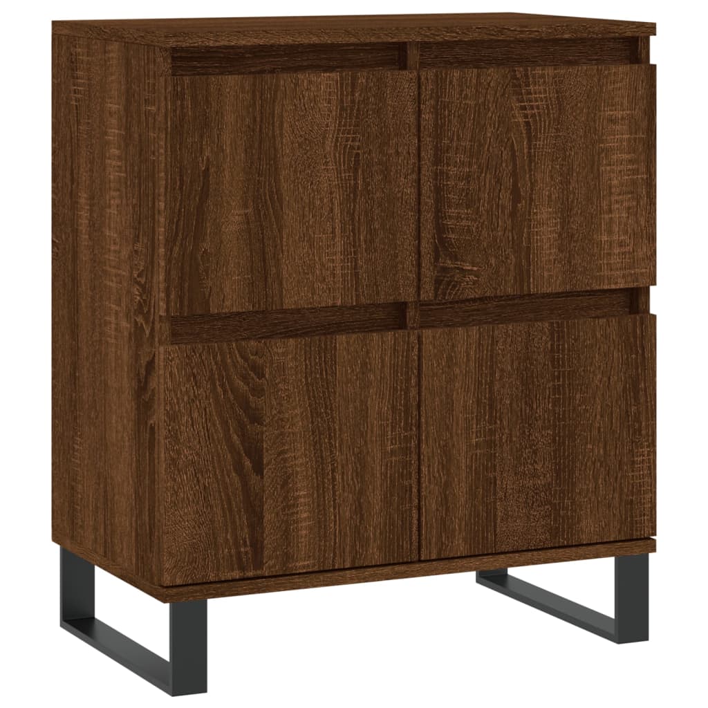 Sideboard Braun Eichen-Optik 60x35x70 cm Holzwerkstoff - Pazzar.ch