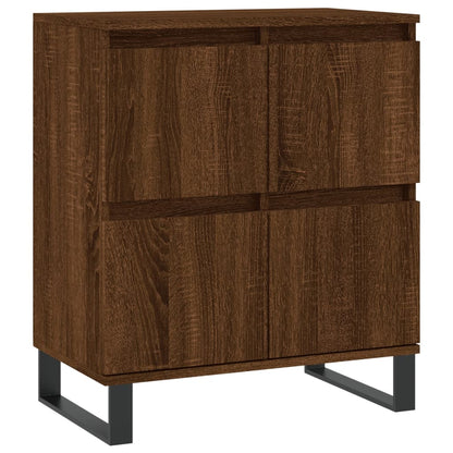 Sideboard Braun Eichen-Optik 60x35x70 cm Holzwerkstoff - Pazzar.ch