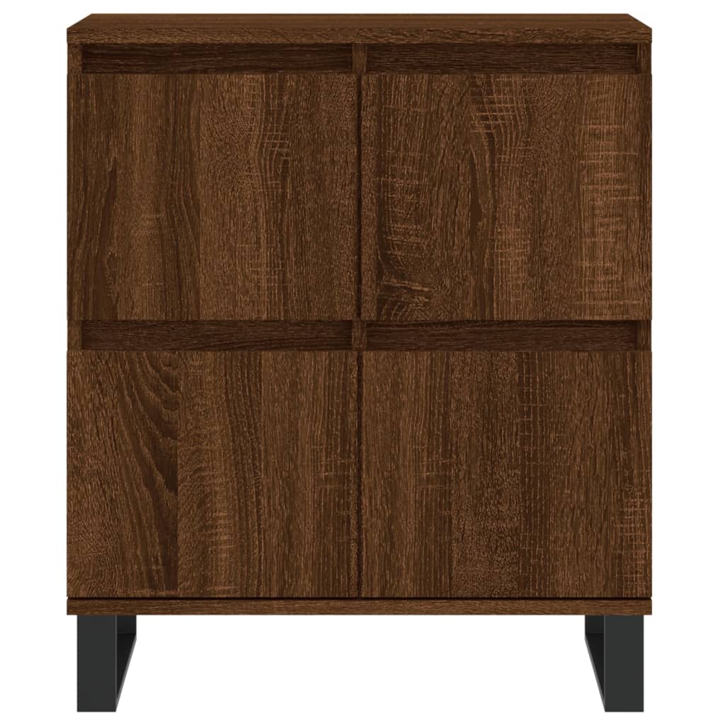 Sideboard Braun Eichen-Optik 60x35x70 cm Holzwerkstoff - Pazzar.ch