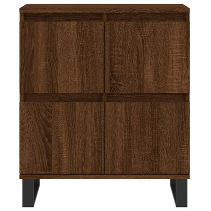 Sideboard Braun Eichen-Optik 60x35x70 cm Holzwerkstoff - Pazzar.ch