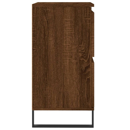 Sideboard Braun Eichen-Optik 60x35x70 cm Holzwerkstoff - Pazzar.ch
