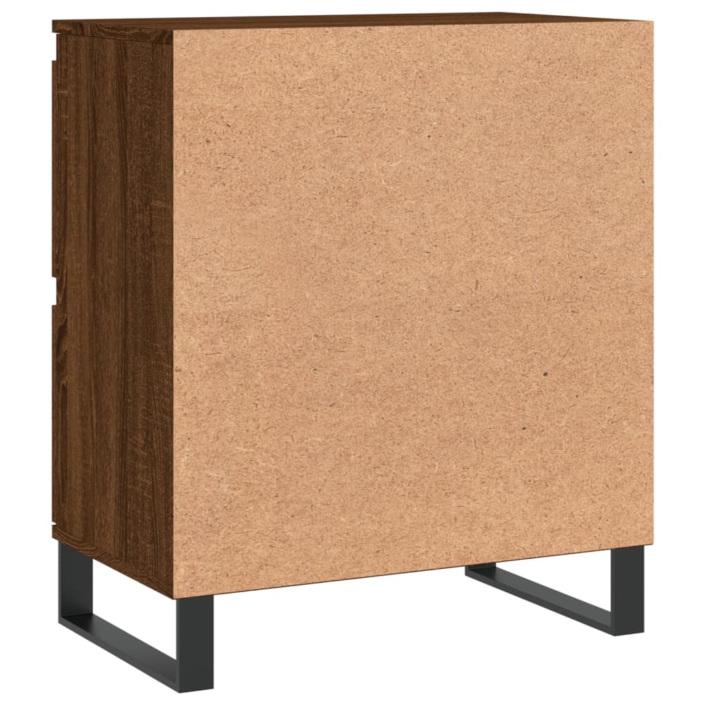Sideboard Braun Eichen-Optik 60x35x70 cm Holzwerkstoff - Pazzar.ch