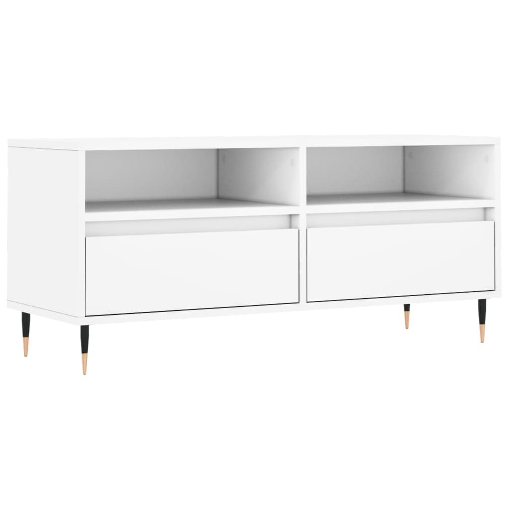 TV-Schrank Weiß 100x34,5x44,5 cm Holzwerkstoff - Pazzar.ch