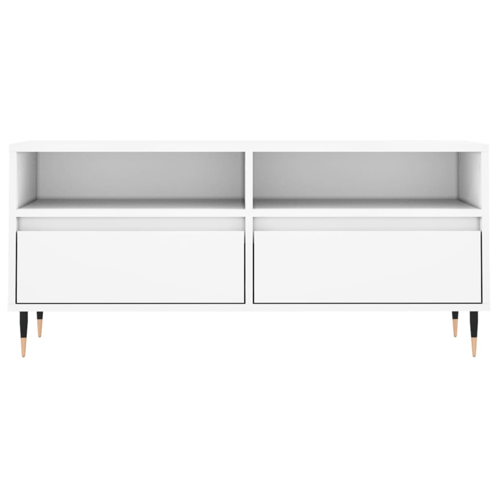TV-Schrank Weiß 100x34,5x44,5 cm Holzwerkstoff - Pazzar.ch
