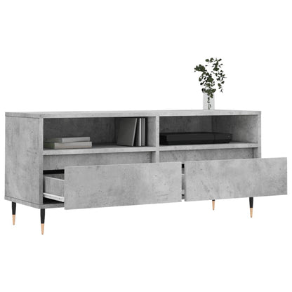 TV-Schrank Betongrau 100x34,5x44,5 cm Holzwerkstoff - Pazzar.ch