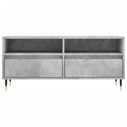 TV-Schrank Betongrau 100x34,5x44,5 cm Holzwerkstoff - Pazzar.ch