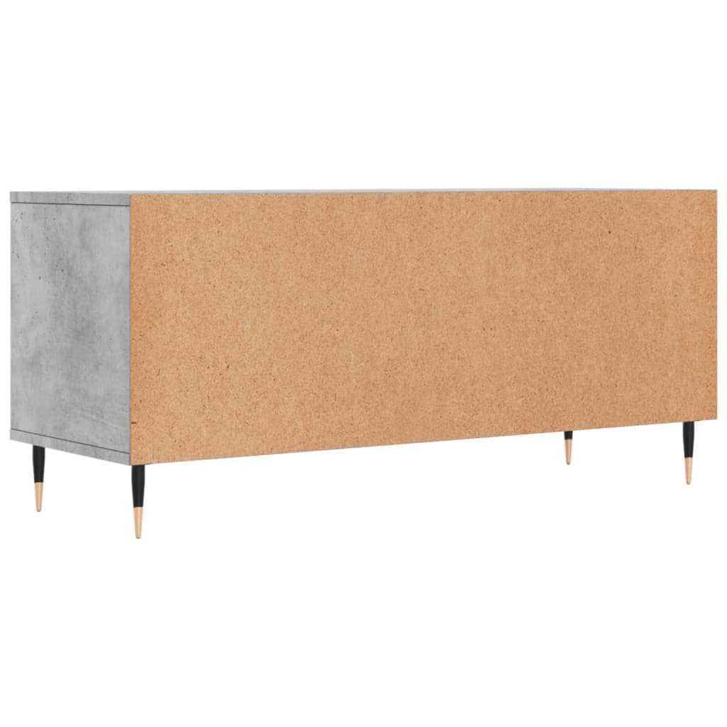 TV-Schrank Betongrau 100x34,5x44,5 cm Holzwerkstoff - Pazzar.ch
