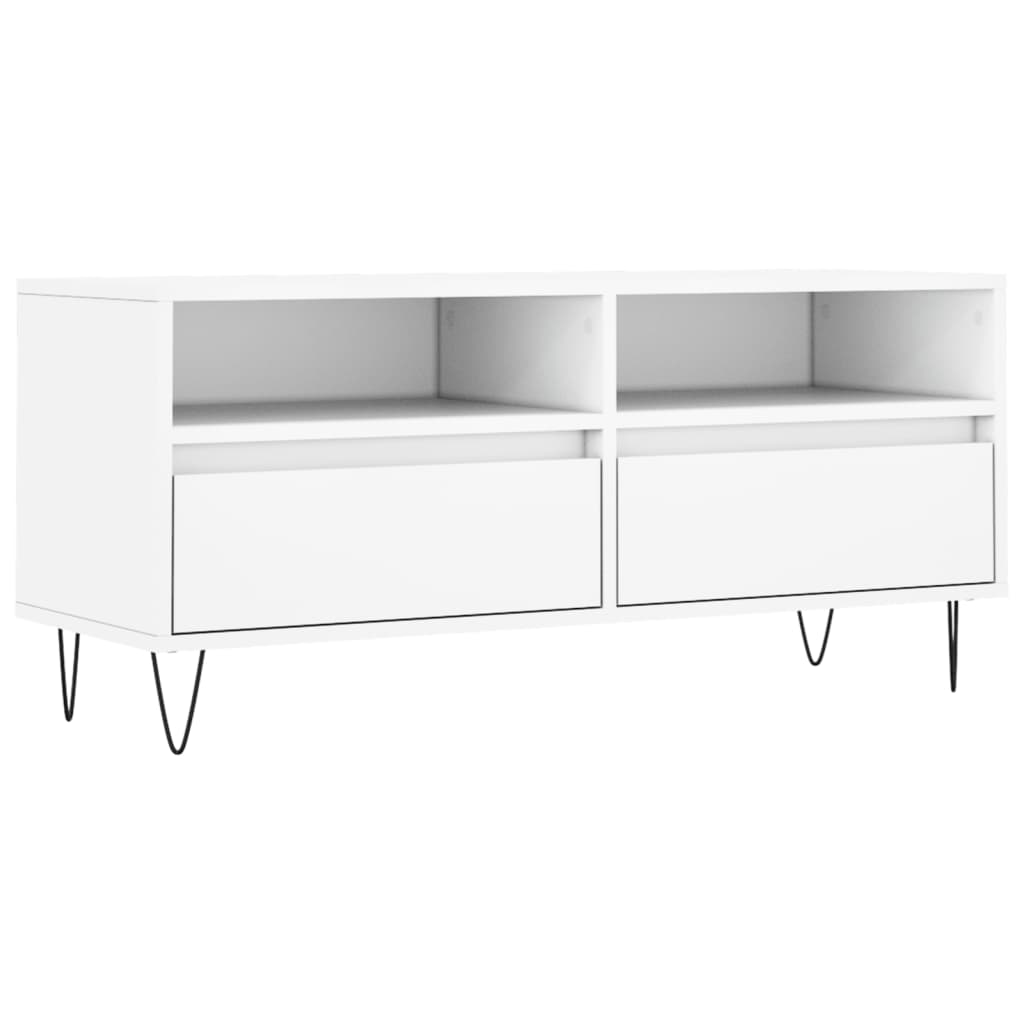 TV-Schrank Weiß 100x34,5x44,5 cm Holzwerkstoff - Pazzar.ch