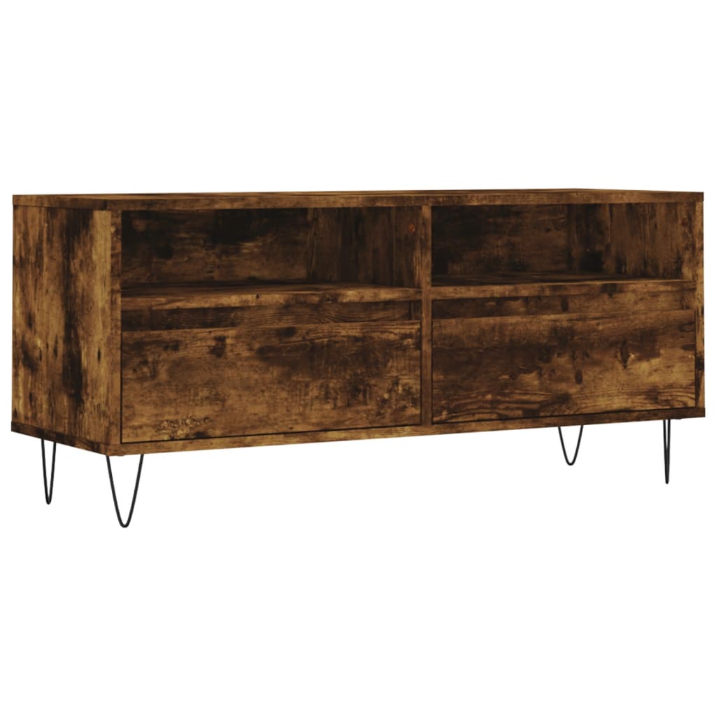 TV-Schrank Räuchereiche 100x34,5x44,5 cm Holzwerkstoff - Pazzar.ch