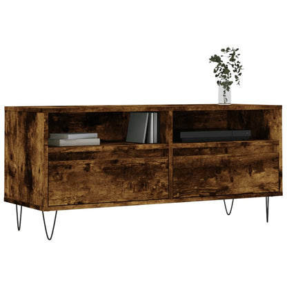 TV-Schrank Räuchereiche 100x34,5x44,5 cm Holzwerkstoff - Pazzar.ch