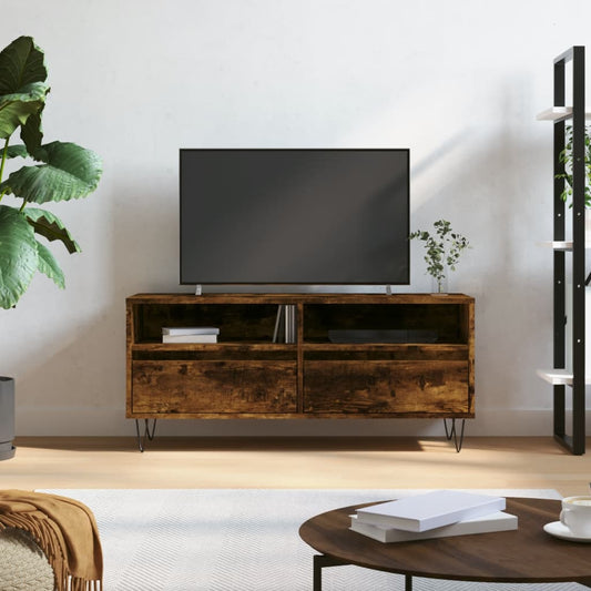 TV-Schrank Räuchereiche 100x34,5x44,5 cm Holzwerkstoff - Pazzar.ch