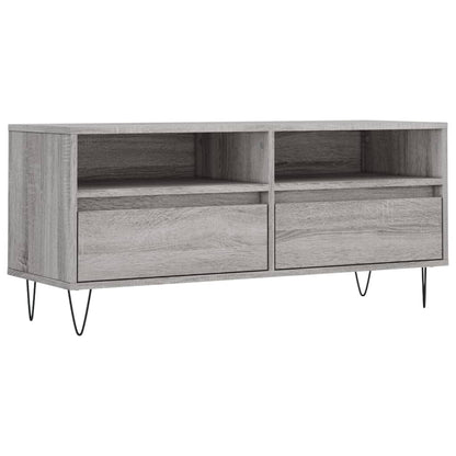 TV-Schrank Grau Sonoma 100x34,5x44,5 cm Holzwerkstoff - Pazzar.ch