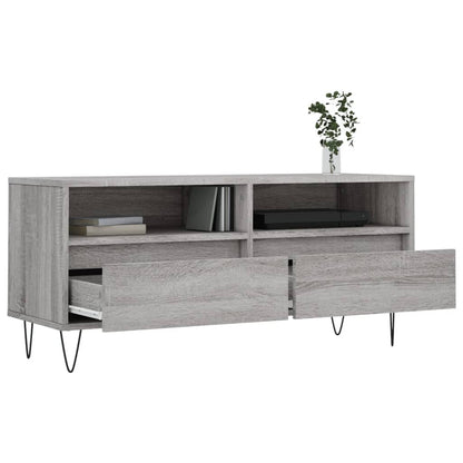 TV-Schrank Grau Sonoma 100x34,5x44,5 cm Holzwerkstoff - Pazzar.ch
