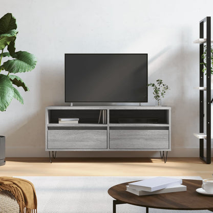 TV-Schrank Grau Sonoma 100x34,5x44,5 cm Holzwerkstoff - Pazzar.ch