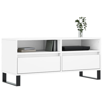 TV-Schrank Weiß 100x34,5x44,5 cm Holzwerkstoff - Pazzar.ch