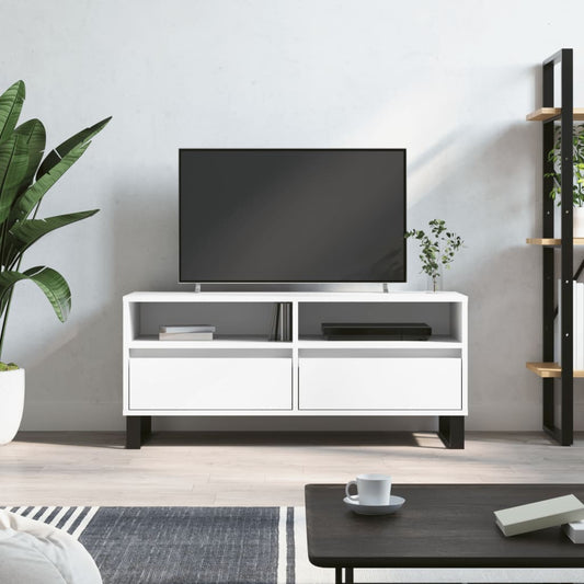 TV-Schrank Weiß 100x34,5x44,5 cm Holzwerkstoff - Pazzar.ch