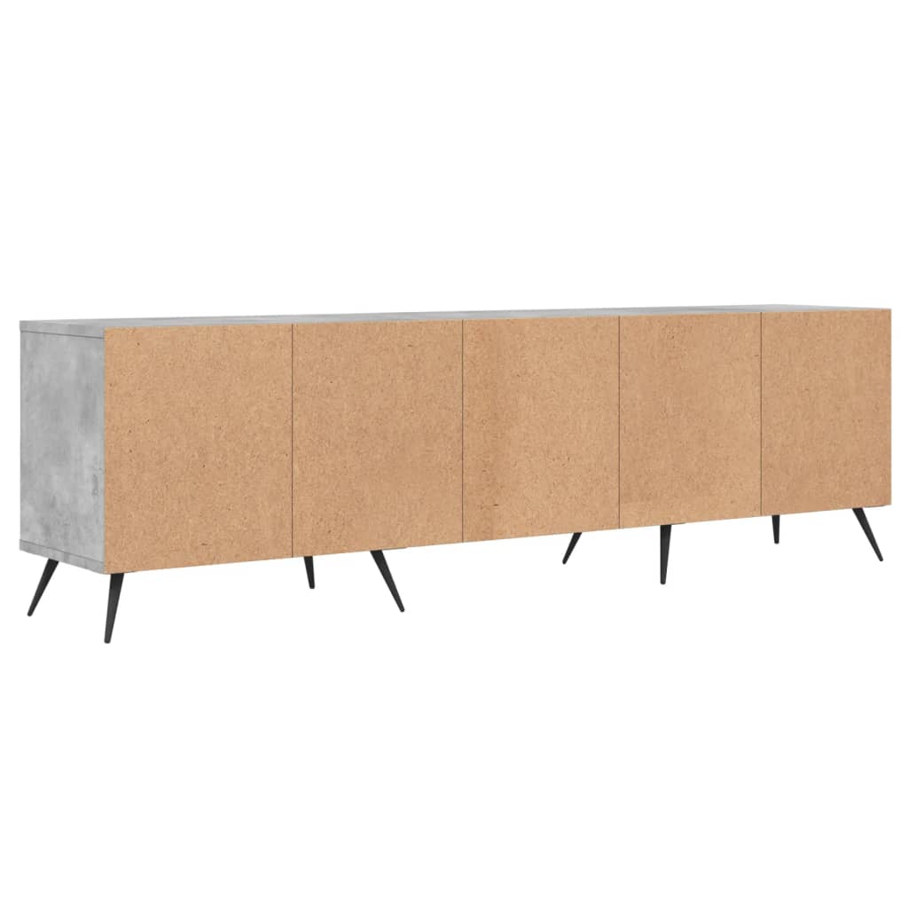 TV-Schrank Betongrau 150x30x44,5 cm Holzwerkstoff - Pazzar.ch