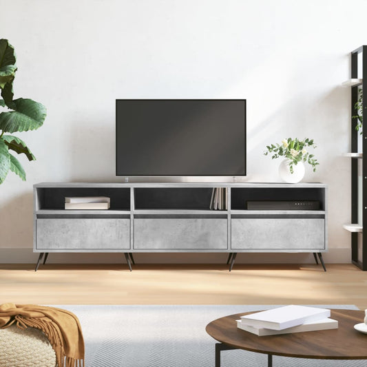 TV-Schrank Betongrau 150x30x44,5 cm Holzwerkstoff - Pazzar.ch