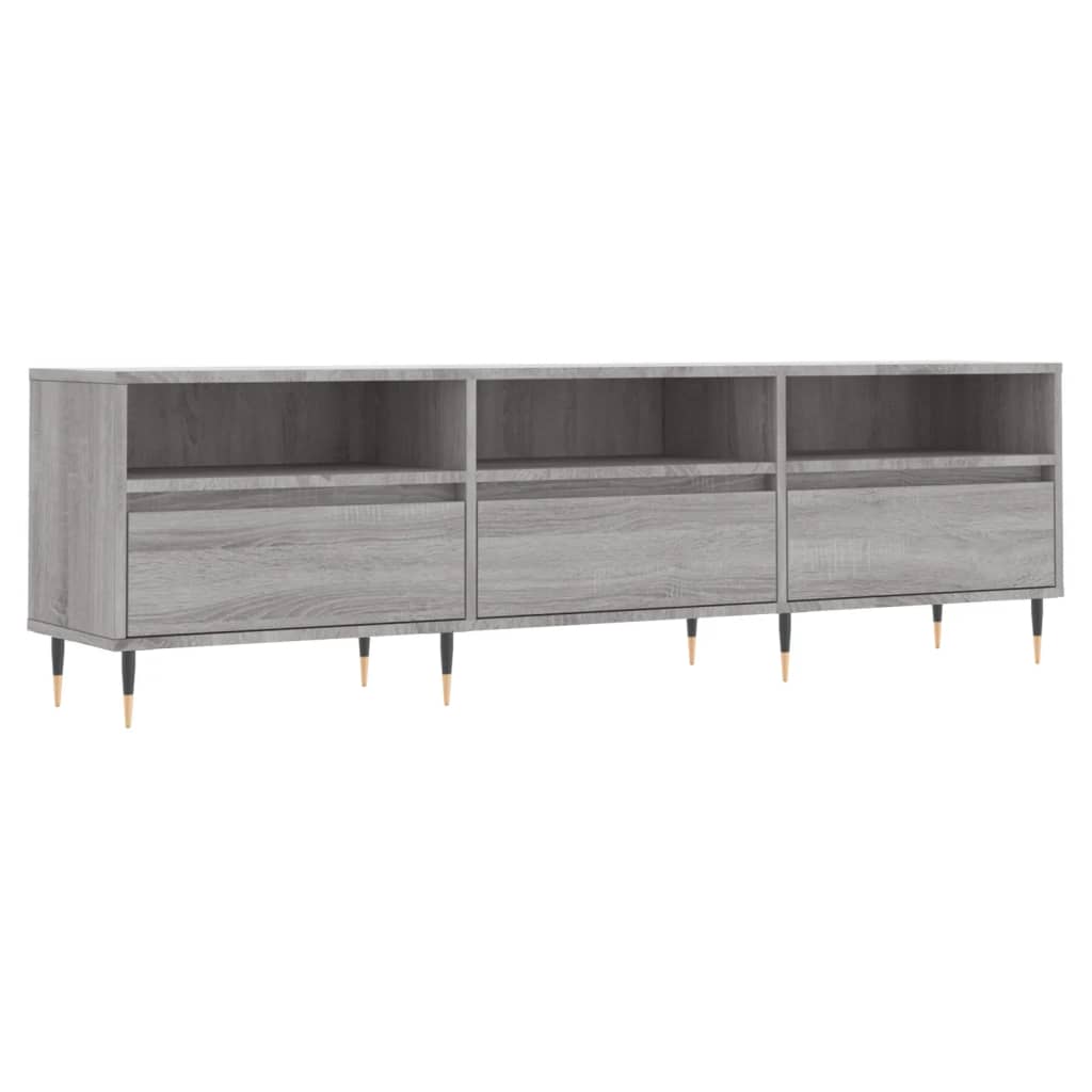 TV-Schrank Grau Sonoma 150x30x44,5 cm Holzwerkstoff - Pazzar.ch