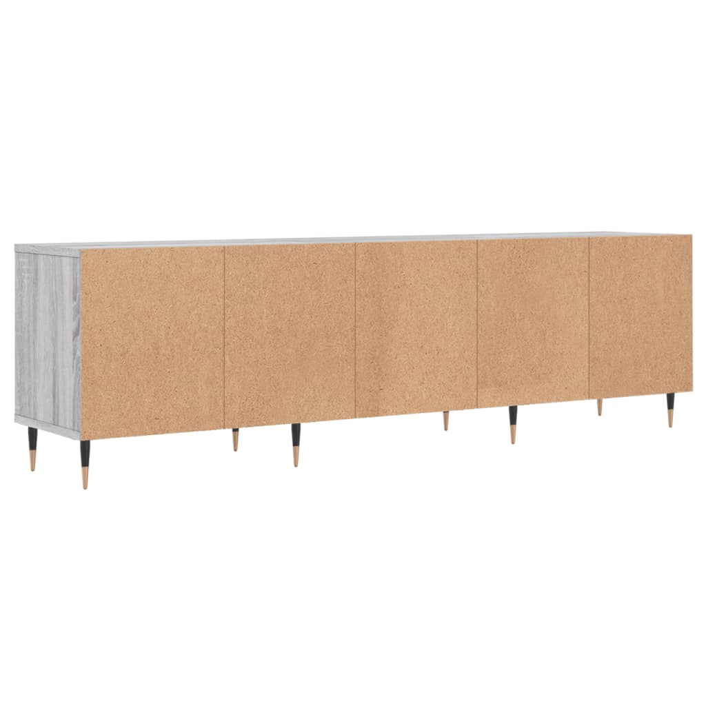 TV-Schrank Grau Sonoma 150x30x44,5 cm Holzwerkstoff - Pazzar.ch