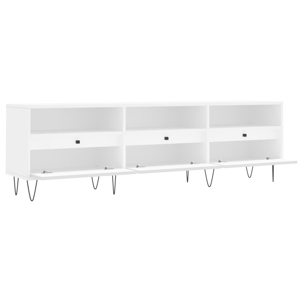 TV-Schrank Weiß 150x30x44,5 cm Holzwerkstoff - Pazzar.ch