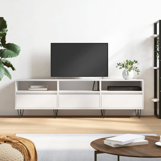 TV-Schrank Weiß 150x30x44,5 cm Holzwerkstoff - Pazzar.ch
