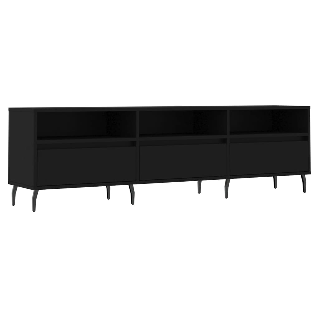 TV-Schrank Schwarz 150x30x44,5 cm Holzwerkstoff - Pazzar.ch